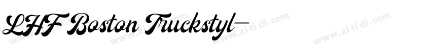 LHF Boston Truckstyl字体转换